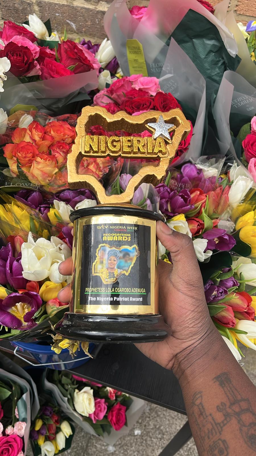 Nigeria Patriot Award for Prophetess Lola Osarobo Adenuga