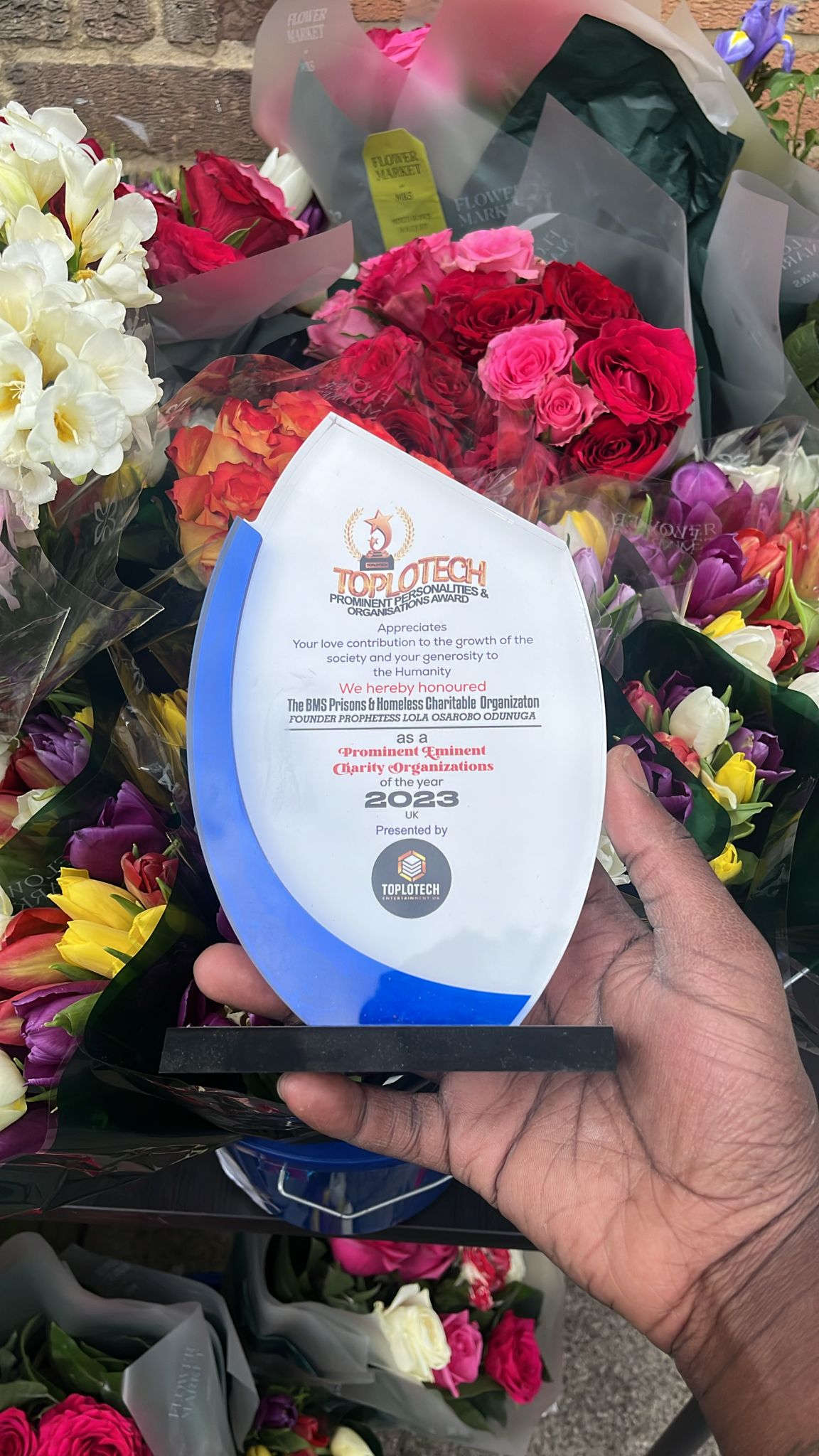 TOPLOTECH Prominent Eminent Charity Organizations Award 2023