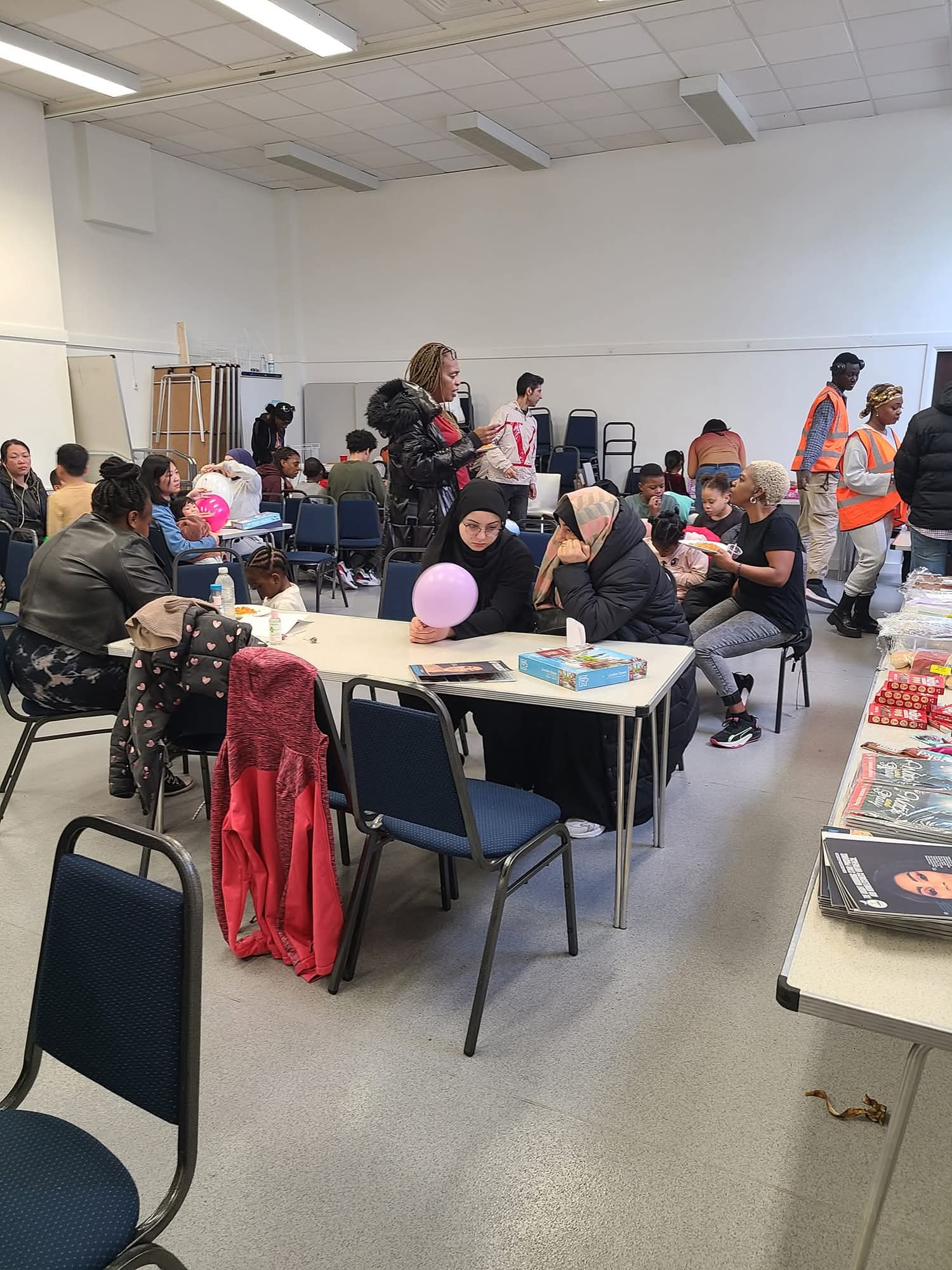 Community members gathering for support and fellowship