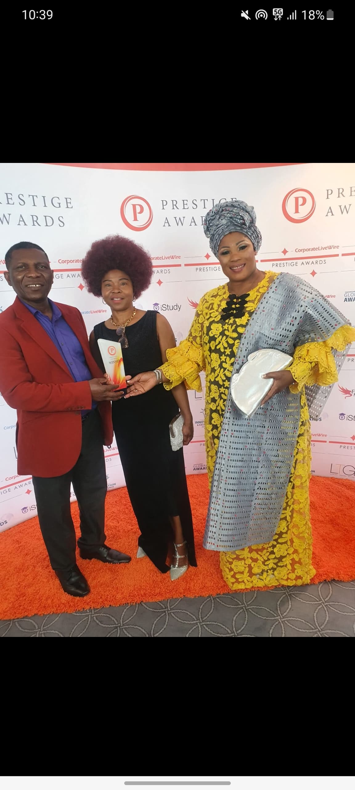 Prestige Awards Group Photo