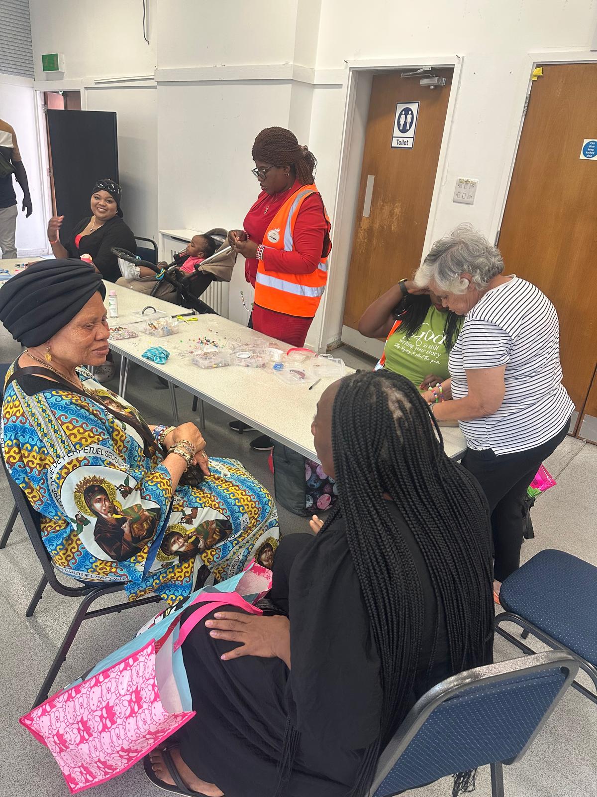 Healthy Eating Course community participants cooking together